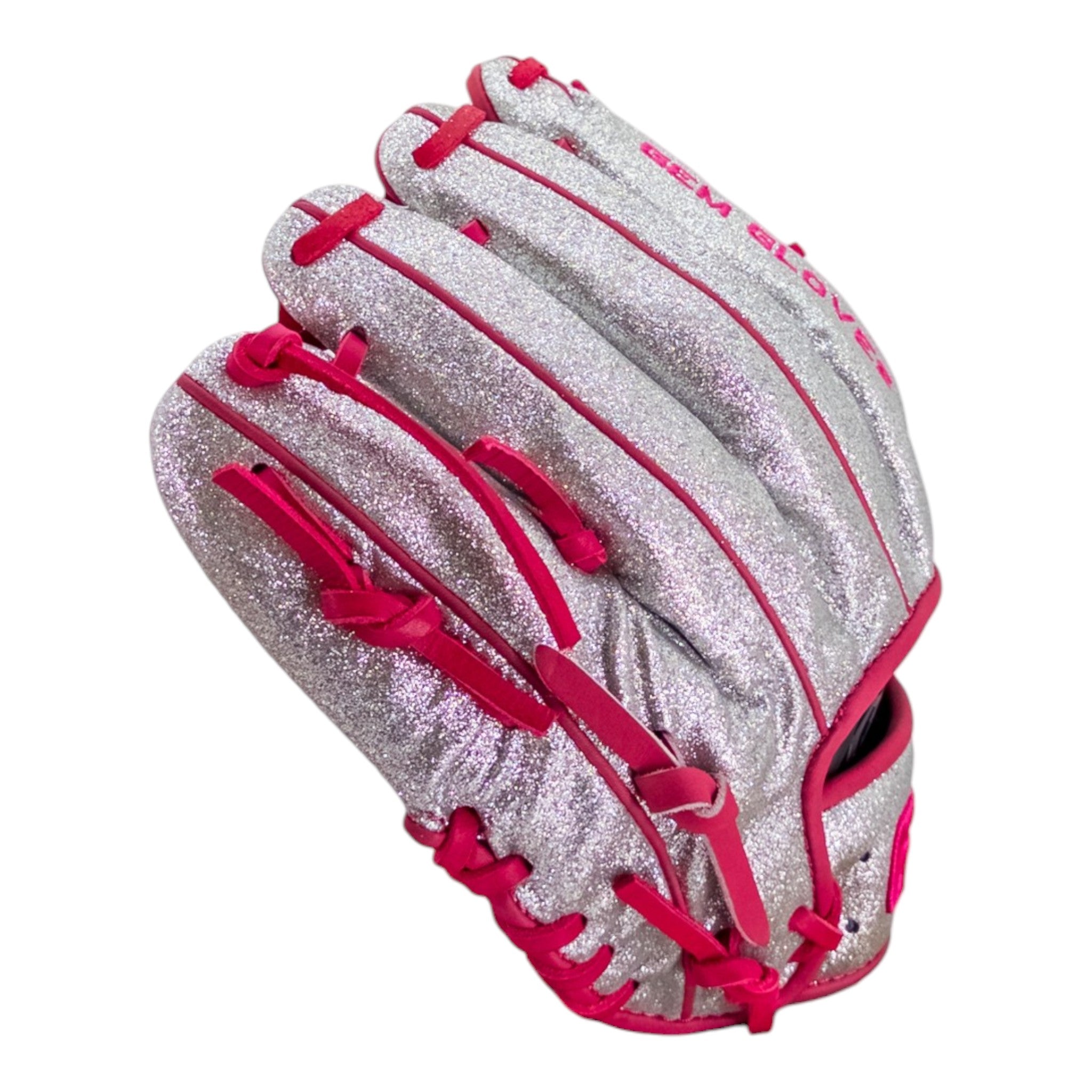 Gem Gloves Christina Pasinski Signature Model Fastpitch Softball Fielding Glove - GEM148 Glitter Girly Series - product photo 4 of 4