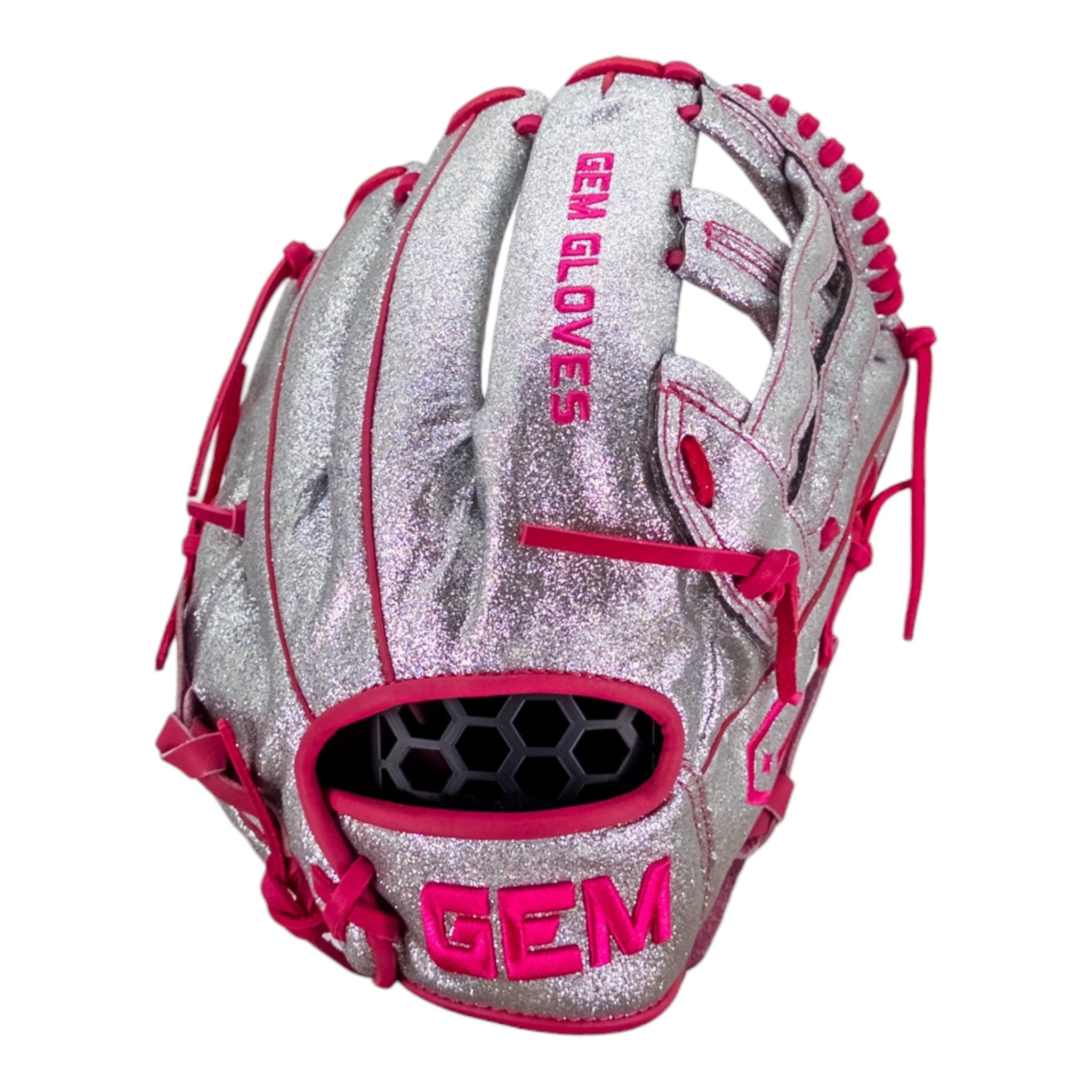 Gem Gloves Christina Pasinski Signature Model Softball Fielding Glove - GEM148 Glitter Girly Series - product photo 1 of 4