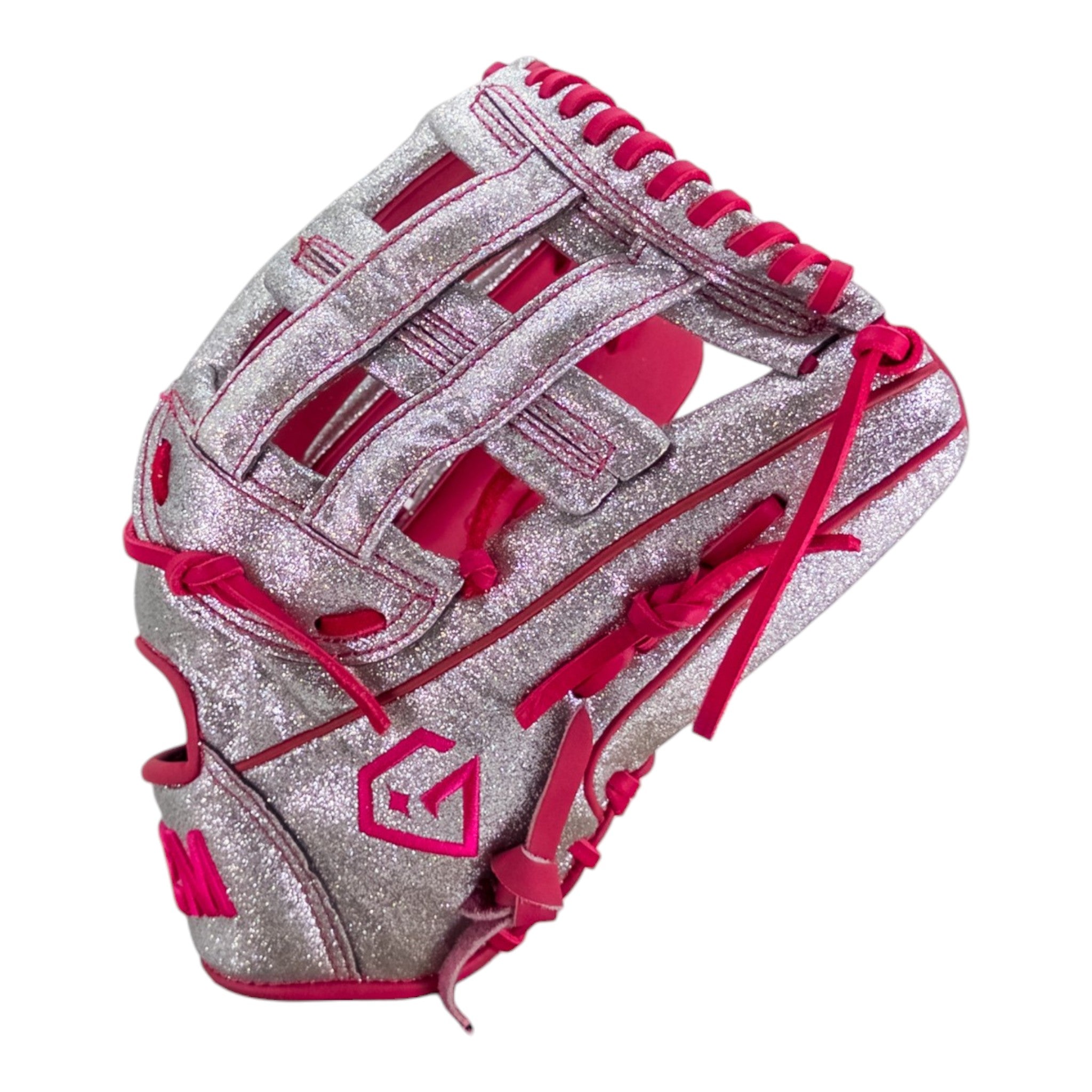 Gem Gloves Christina Pasinski Signature Model Softball Fielding Glove - GEM148 Glitter Girly Series - product photo 2 of 4