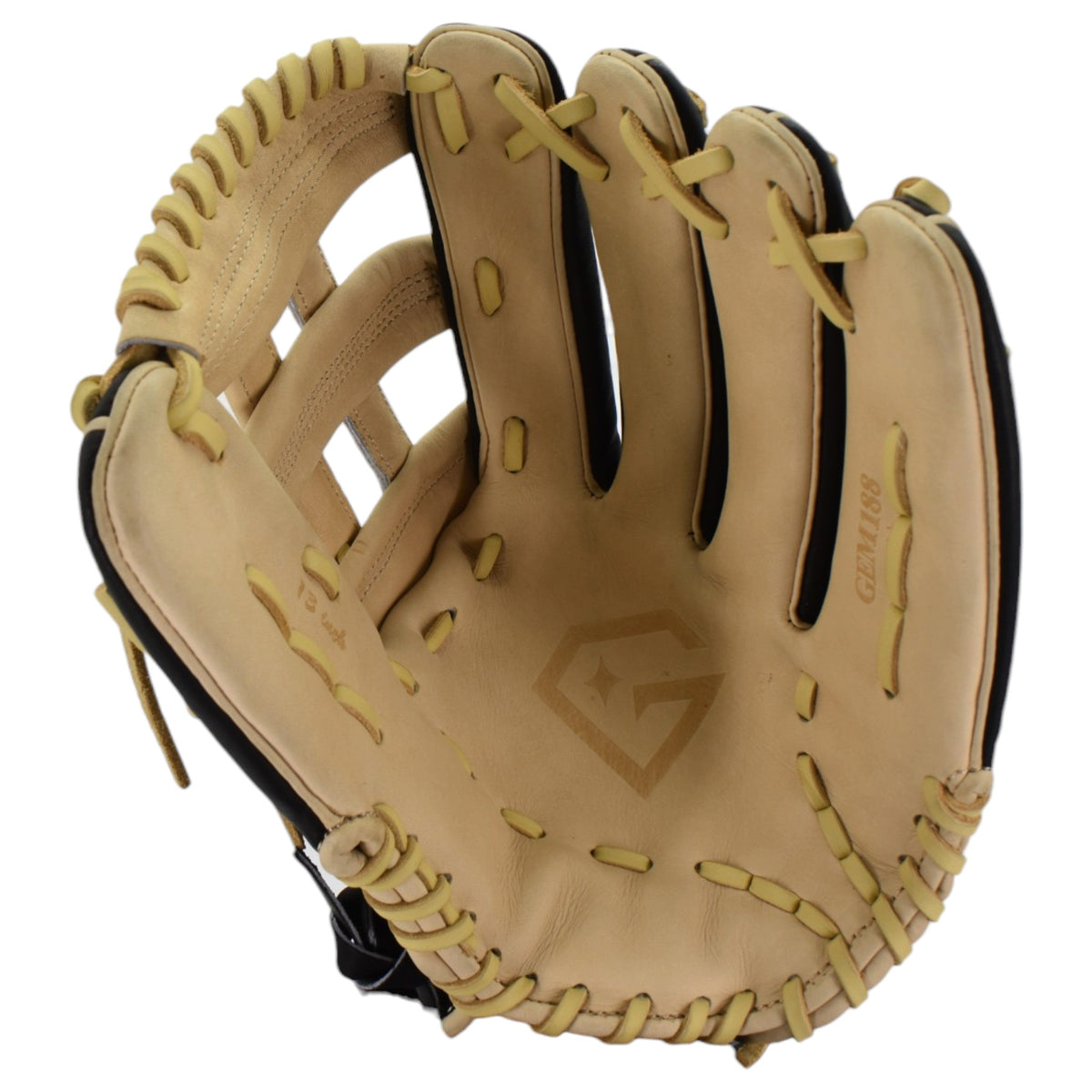 Gem Gloves Flawless Collection Japanese Kip Leather Softball Fielding Glove - GEM188 Black Label