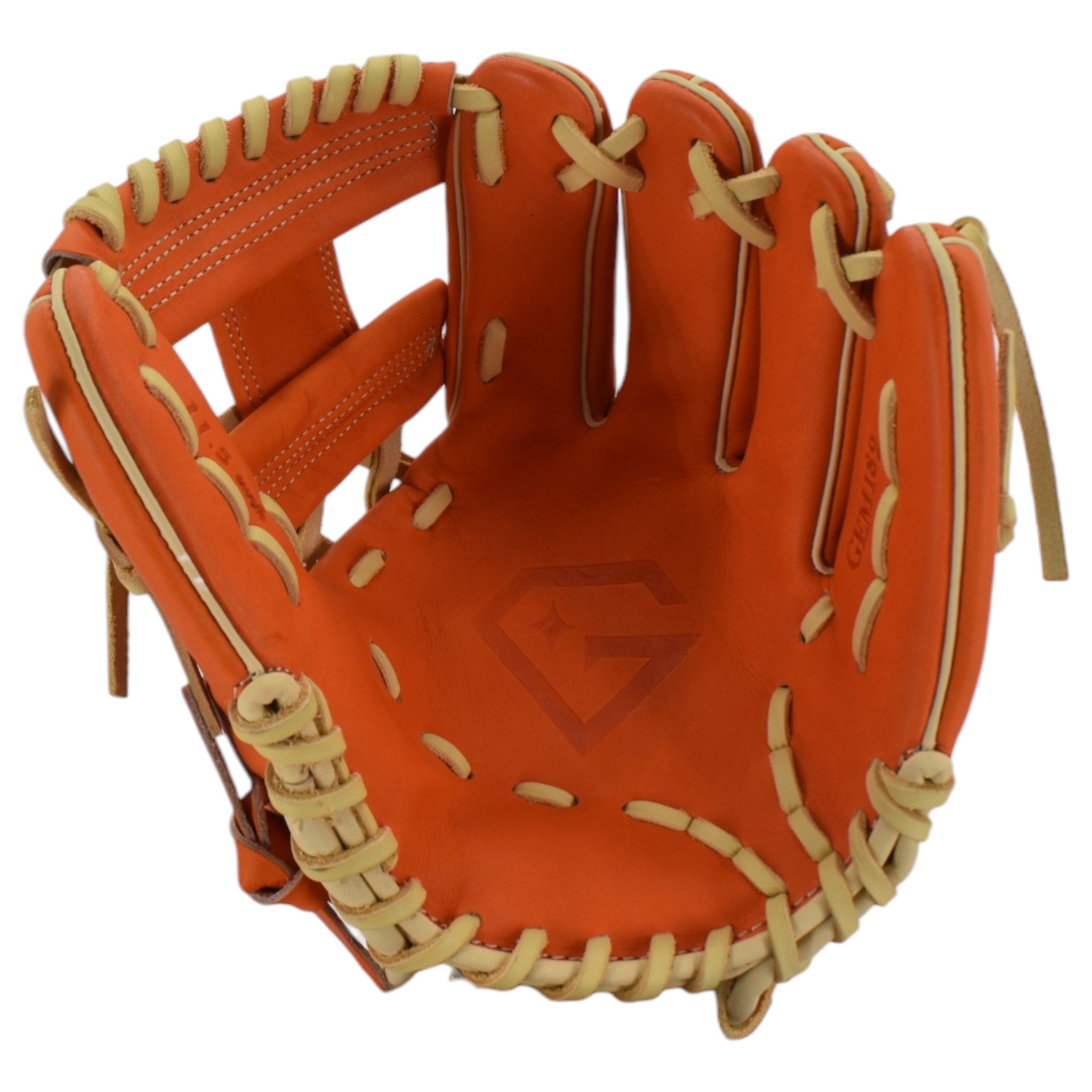 Gem Gloves Flawless Collection Japanese Kip Leather Baseball Fielding Glove - GEM189 Tangerine Dream
