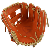 Gem Gloves Flawless Collection Japanese Kip Leather Baseball Fielding Glove - GEM189 Tangerine Dream