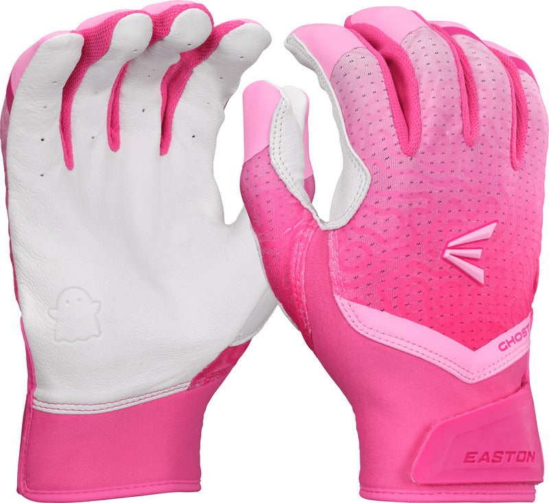Easton Ghost Ethos Fastpitch Batting Gloves - Strawberry Glow
