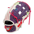 Gem Gloves Baseball Fielding Glove - GEM087 Joker 2.0 White – Product View | Smash It Sports | leather, kip, pro