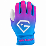 Gem Glove Opalite Batting Glove - Carolina/Pink Fade