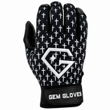 Gem Glove Opalite Batting Glove - Cross Fade Black/White