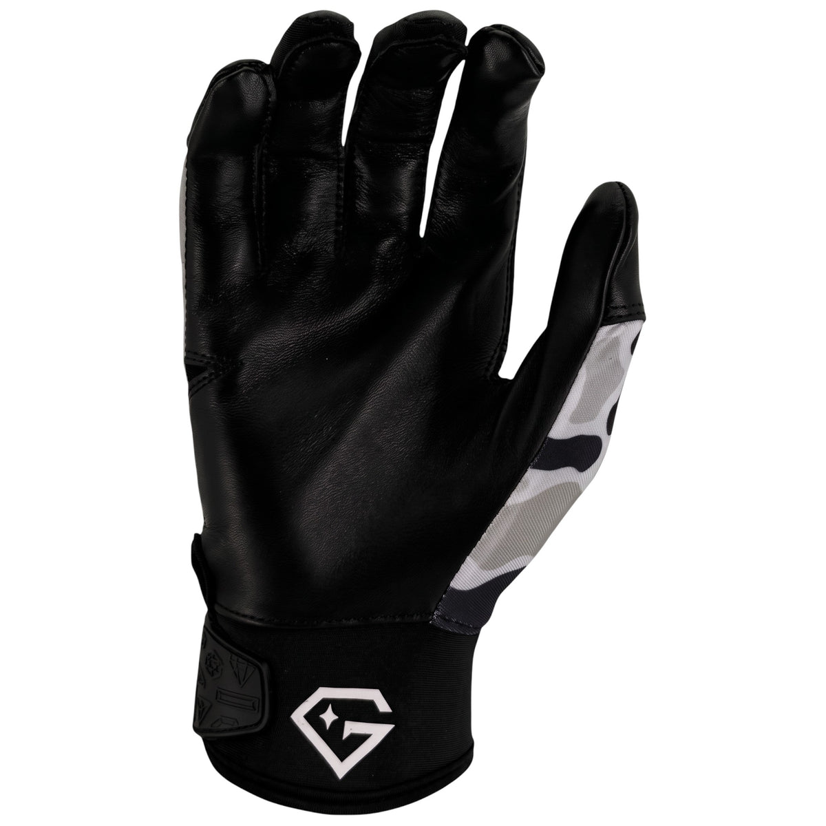 Gem Glove Opalite Batting Glove - Duck Camo Grayscale