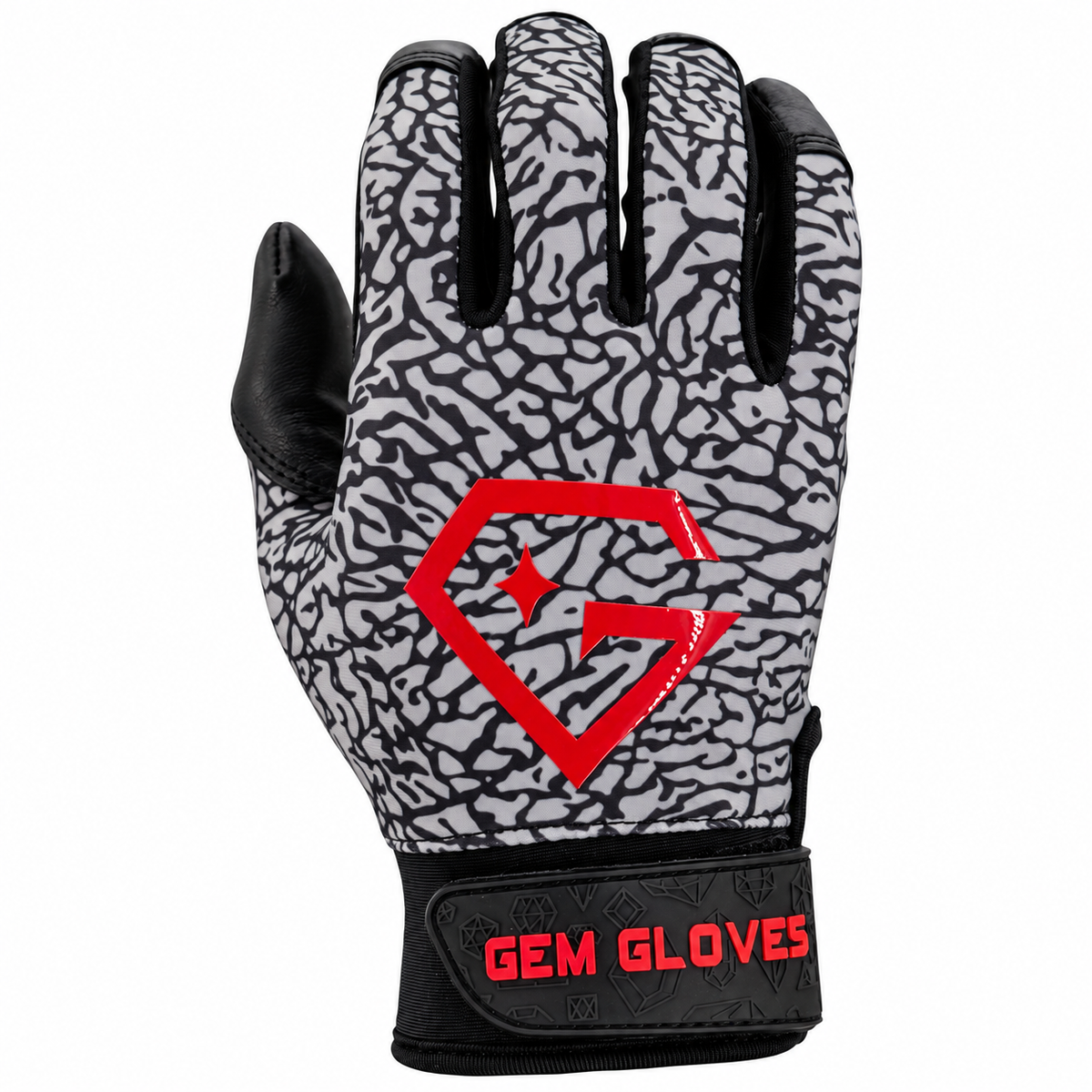 Gem Glove Opalite Batting Glove - Elephant