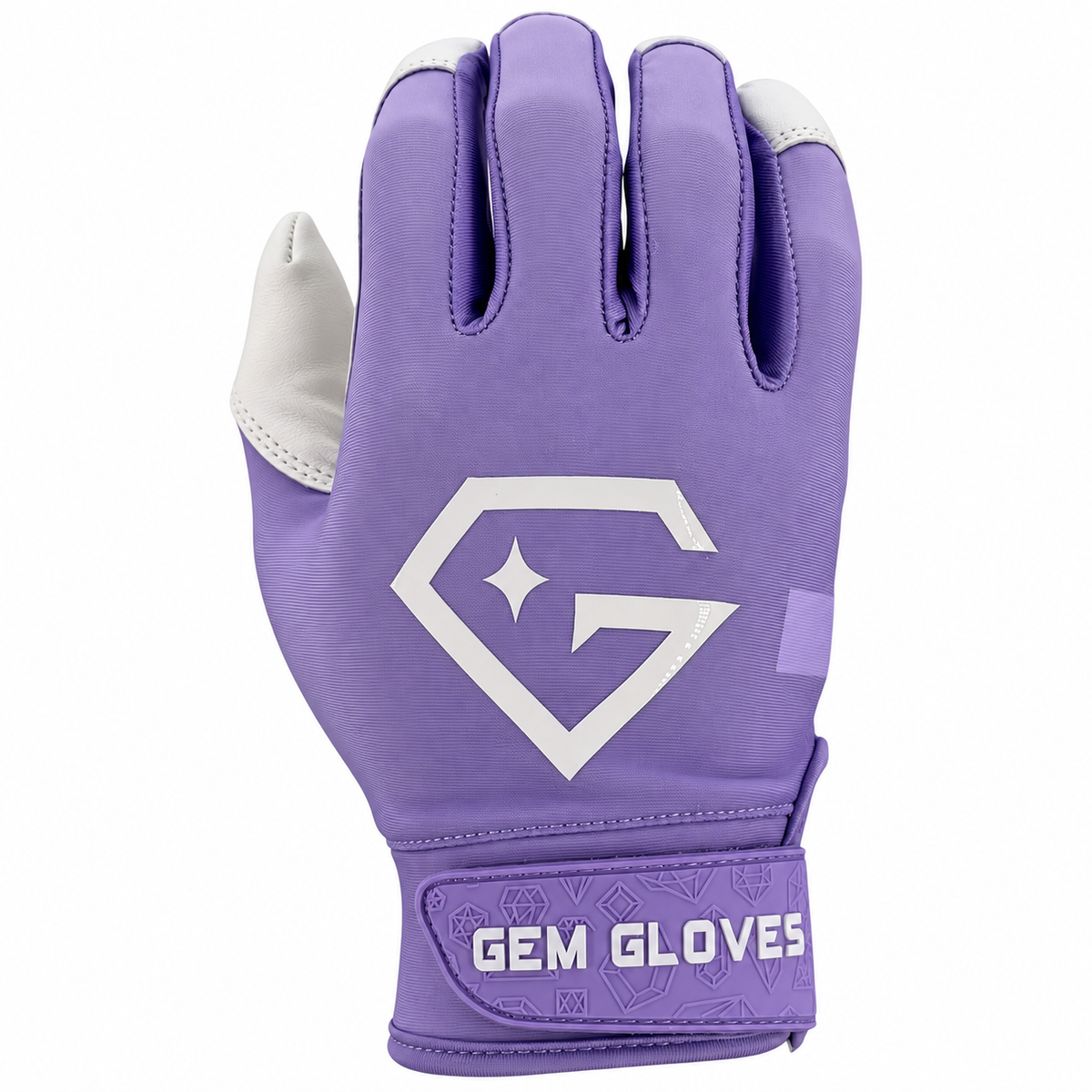 Gem Glove Opalite Batting Glove - Lavender/White Fade