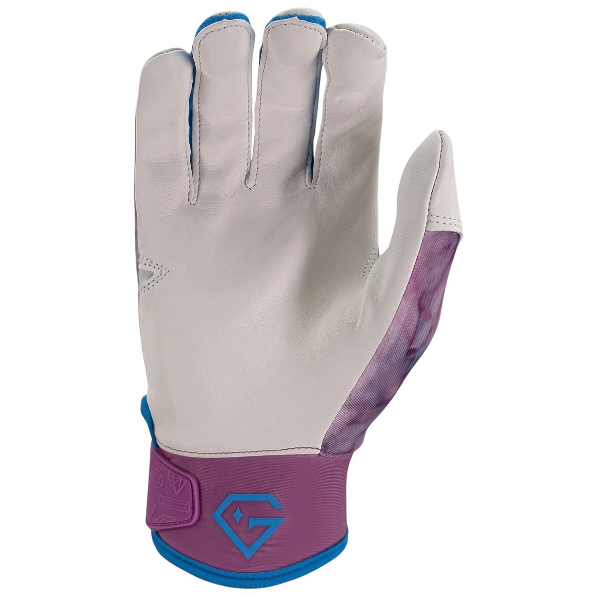 Gem Glove Opalite Batting Glove - Pink Tie Dye