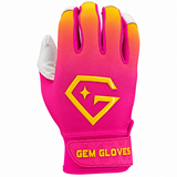 Gem Glove Opalite Batting Glove - Pink/Yellow Fade