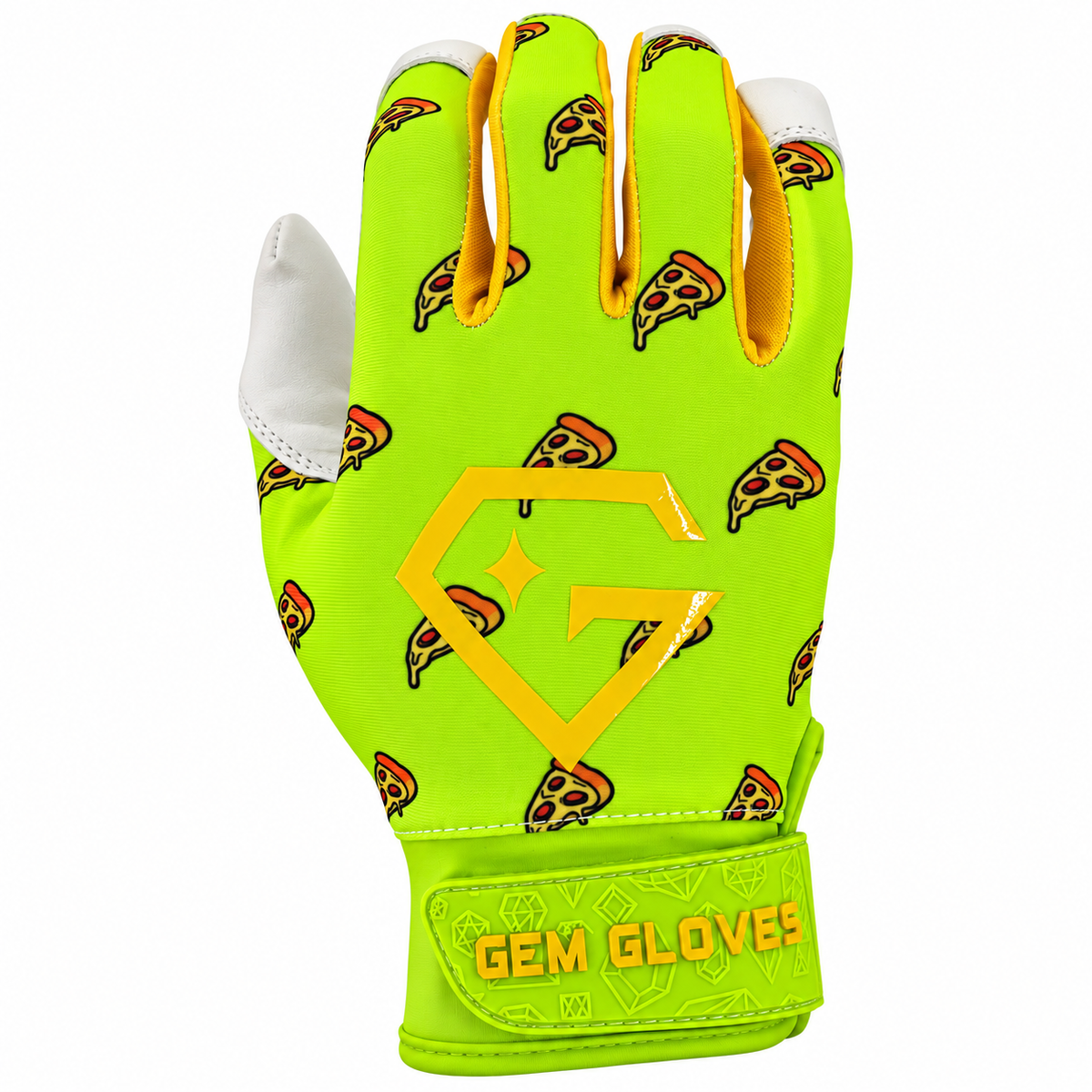 Gem Glove Opalite Batting Glove - Pizza Party