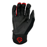 Gem Glove Opalite Batting Glove - Black/Red