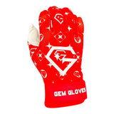 Gem Glove Opalite Batting Glove - Lux Red