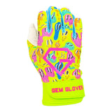 Gem Glove Opalite Batting Glove - Smiley Drip