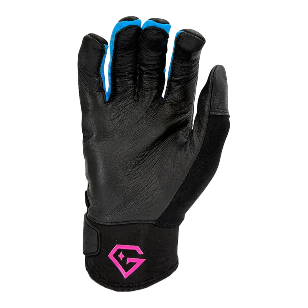 Gem Glove Opalite Batting Glove - Black/Vice