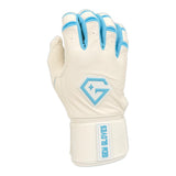 Gem Glove Prospector Long Cuff Batting Glove - White/Carolina