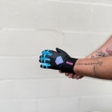 Gem Glove Prospector Long Cuff Batting Glove - Black/White