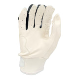 Gem Glove Prospector Short Cuff Batting Glove - White/Black