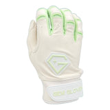 Gem Glove Prospector Short Cuff Batting Glove - White/Mint