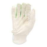 Gem Glove Prospector Short Cuff Batting Glove - White/Mint