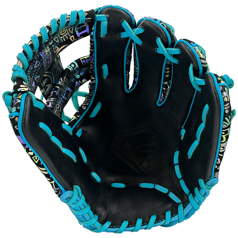 Gem Gloves Baseball Fielding Glove - GEM035 Holographic Aztec