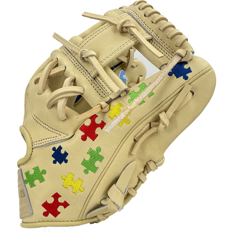 Gem Gloves Baseball Fielding Glove - GEM041 Autism Awareness