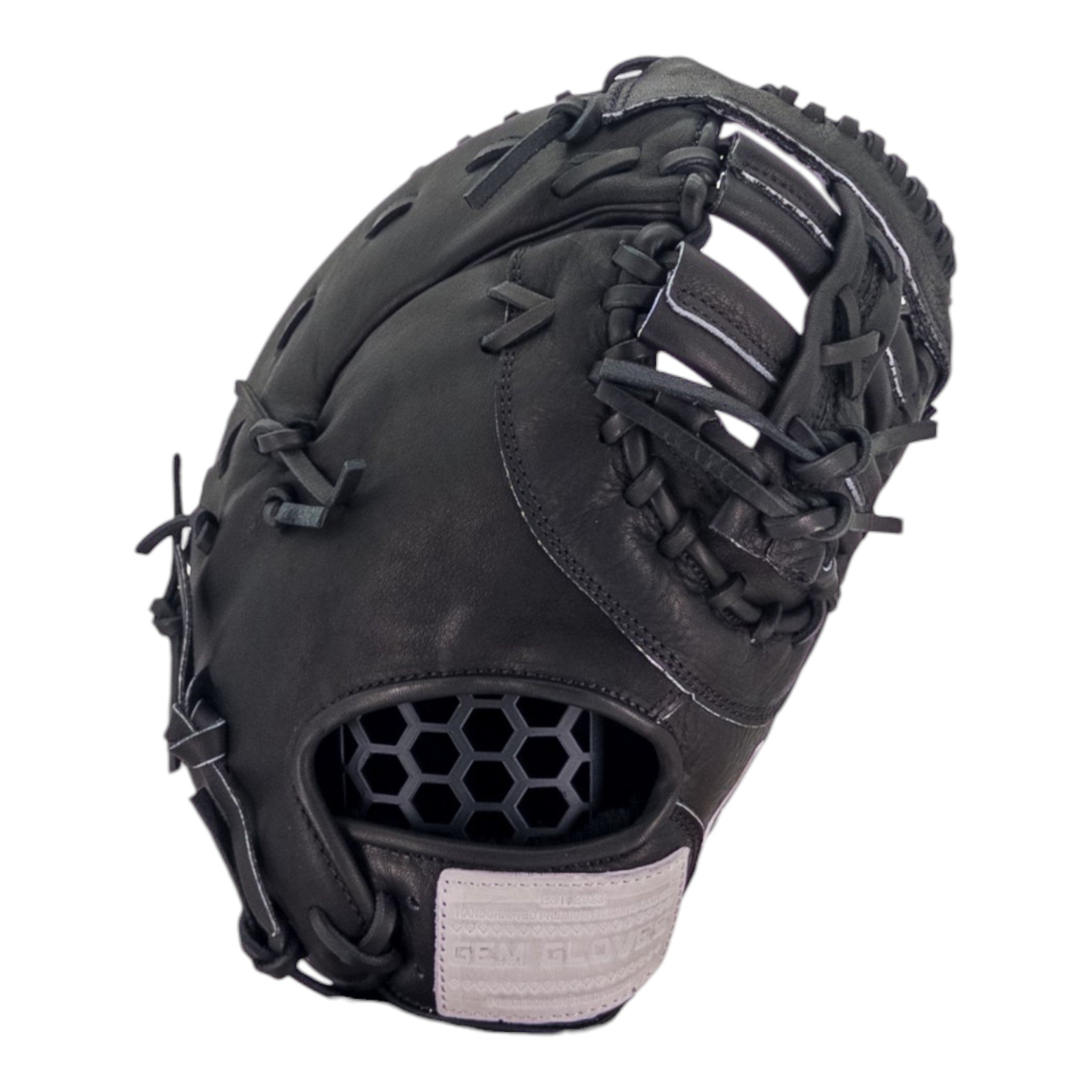 Gem Gloves Game-Ready Softball First Base Mitt/Glove - GEM139 Noir