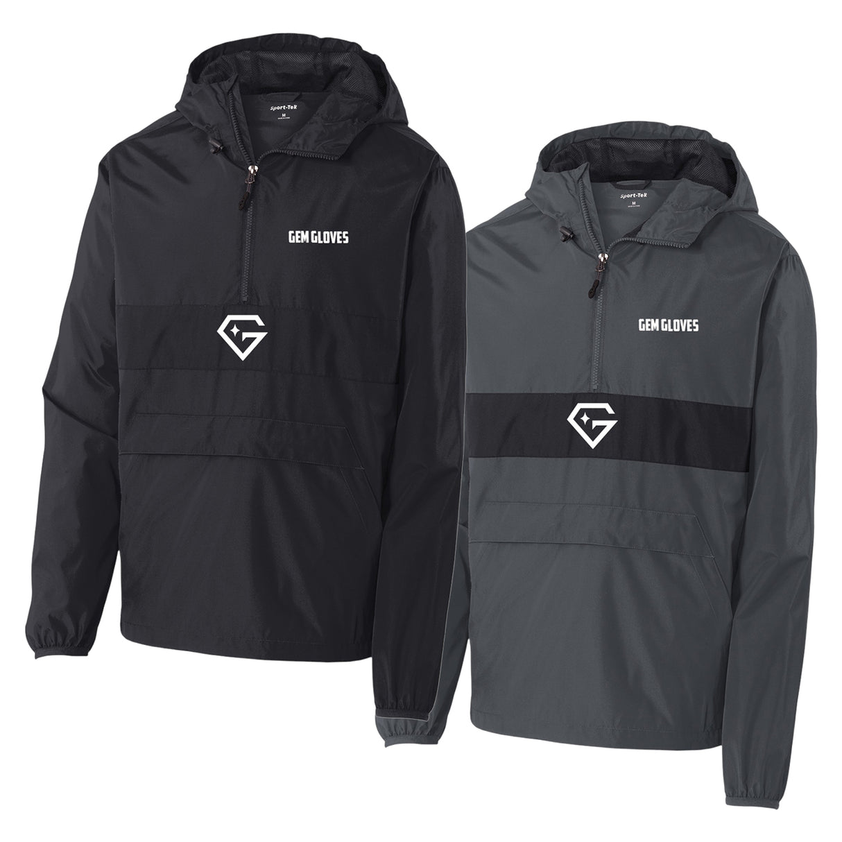 Gem Gloves Hooded Pullover Jacket (Multiple Colors)