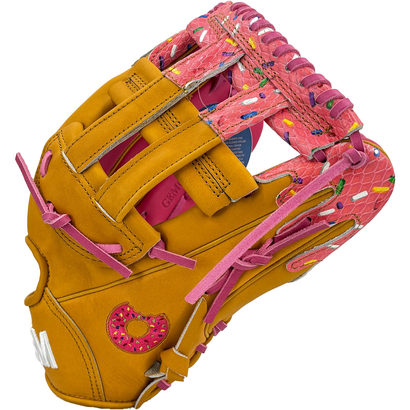 Gem Gloves Softball Fielding Glove - GEM049 Donut Drip