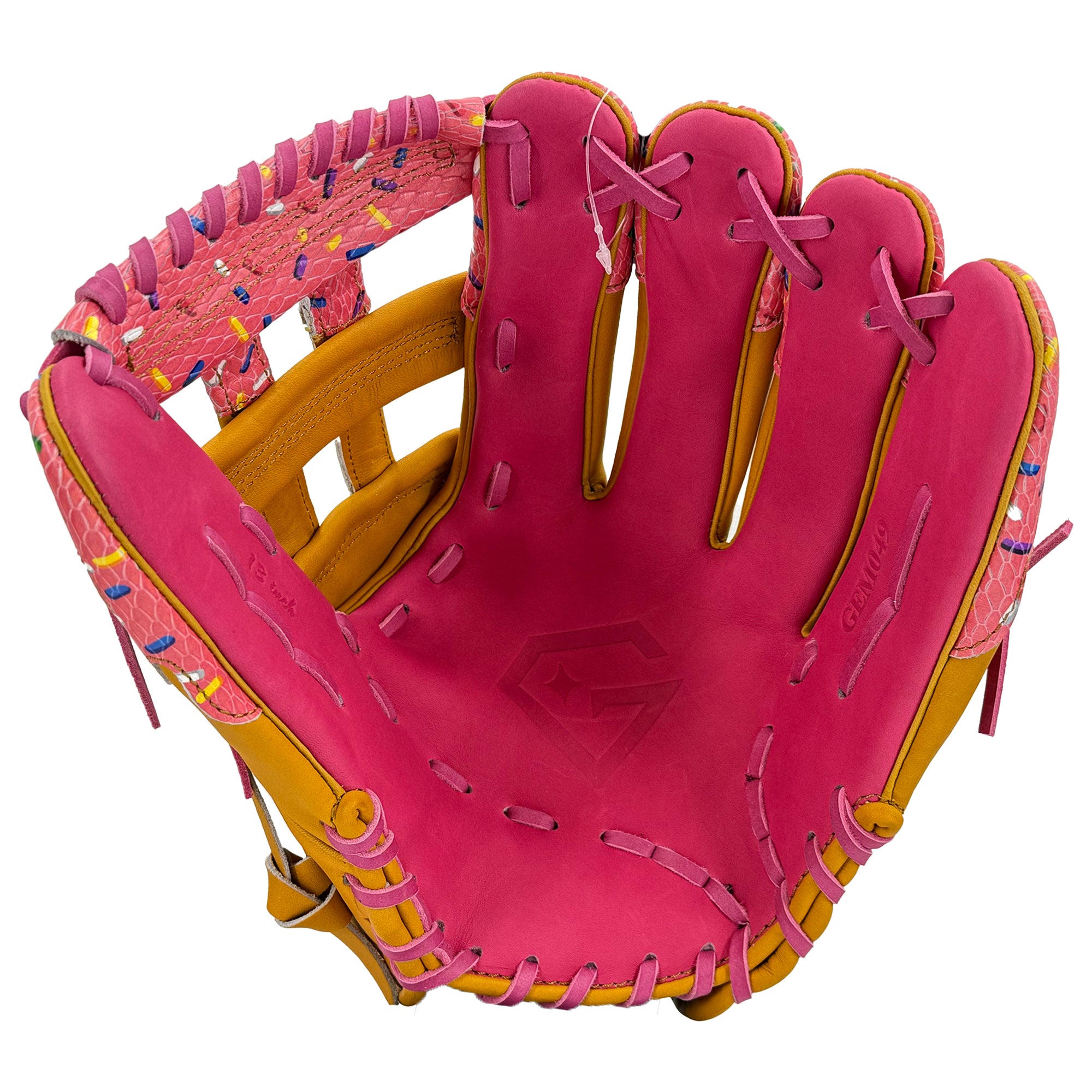 Gem Gloves Softball Fielding Glove - GEM049 Donut Drip