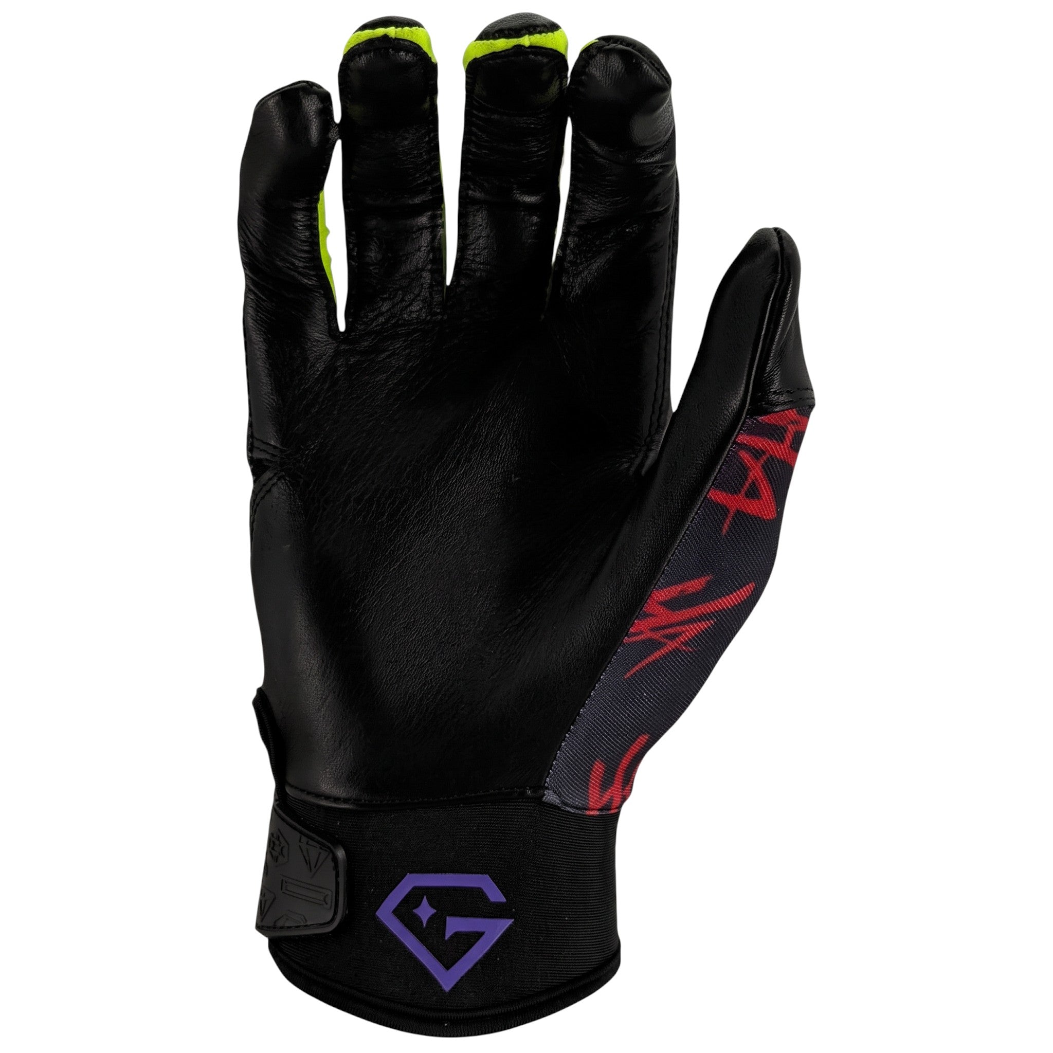 Gem Glove Opalite Batting Glove - Joker Black/Red