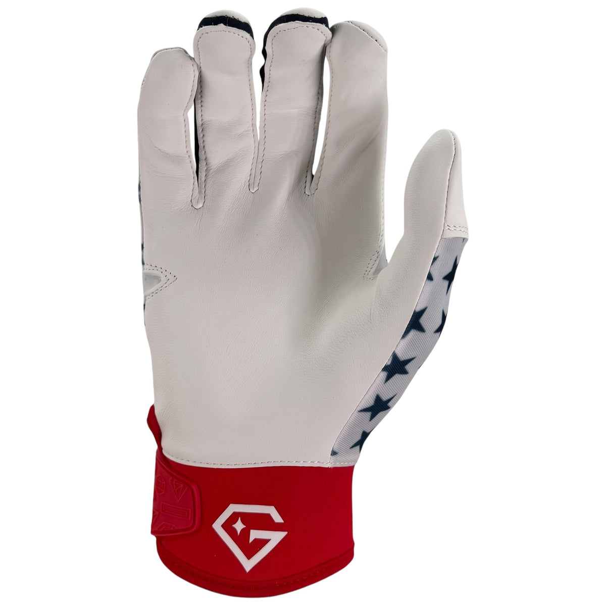Gem Glove Opalite Batting Glove - Red/White/Stars
