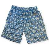 Gem Gloves Mesh Shorts - Diamond Drip - Carolina/White
