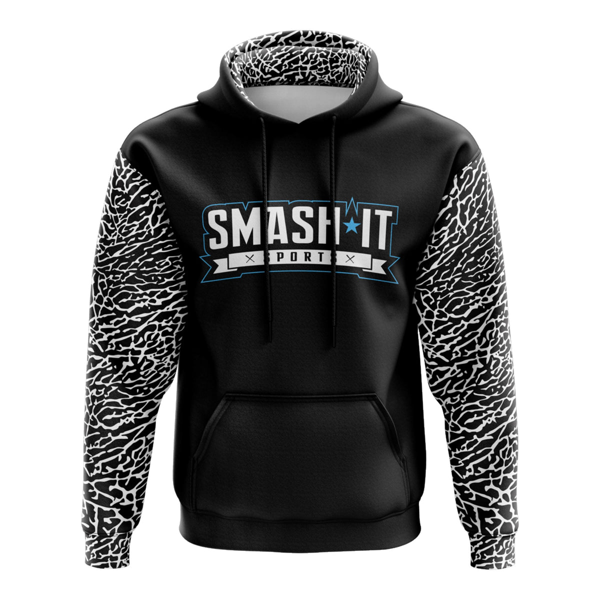 Smash It Sports Fleece Hoodie - Concrete Jungle