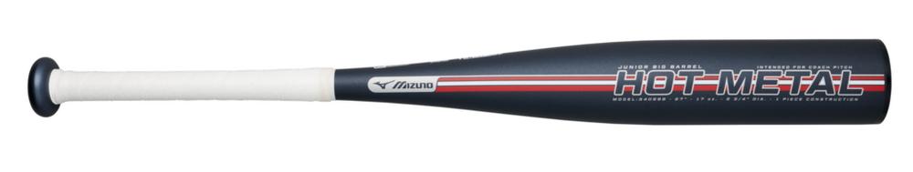 Mizuno Hot Metal Coach Pitch Junior Big Barrel -10 USSSA Baseball Bat