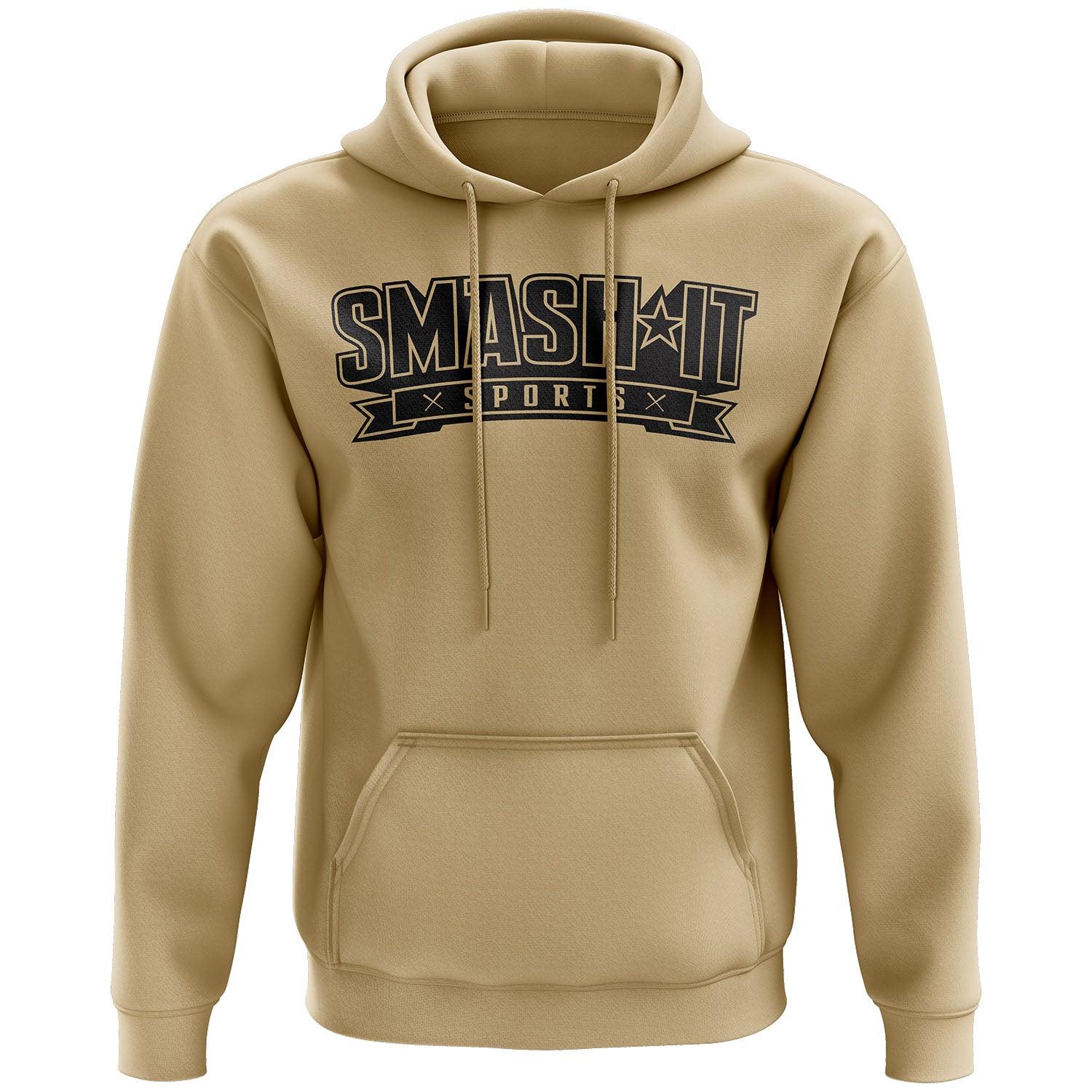 Smash It Sports Fleece Hoodie - Desert Tan - Smash It Sports