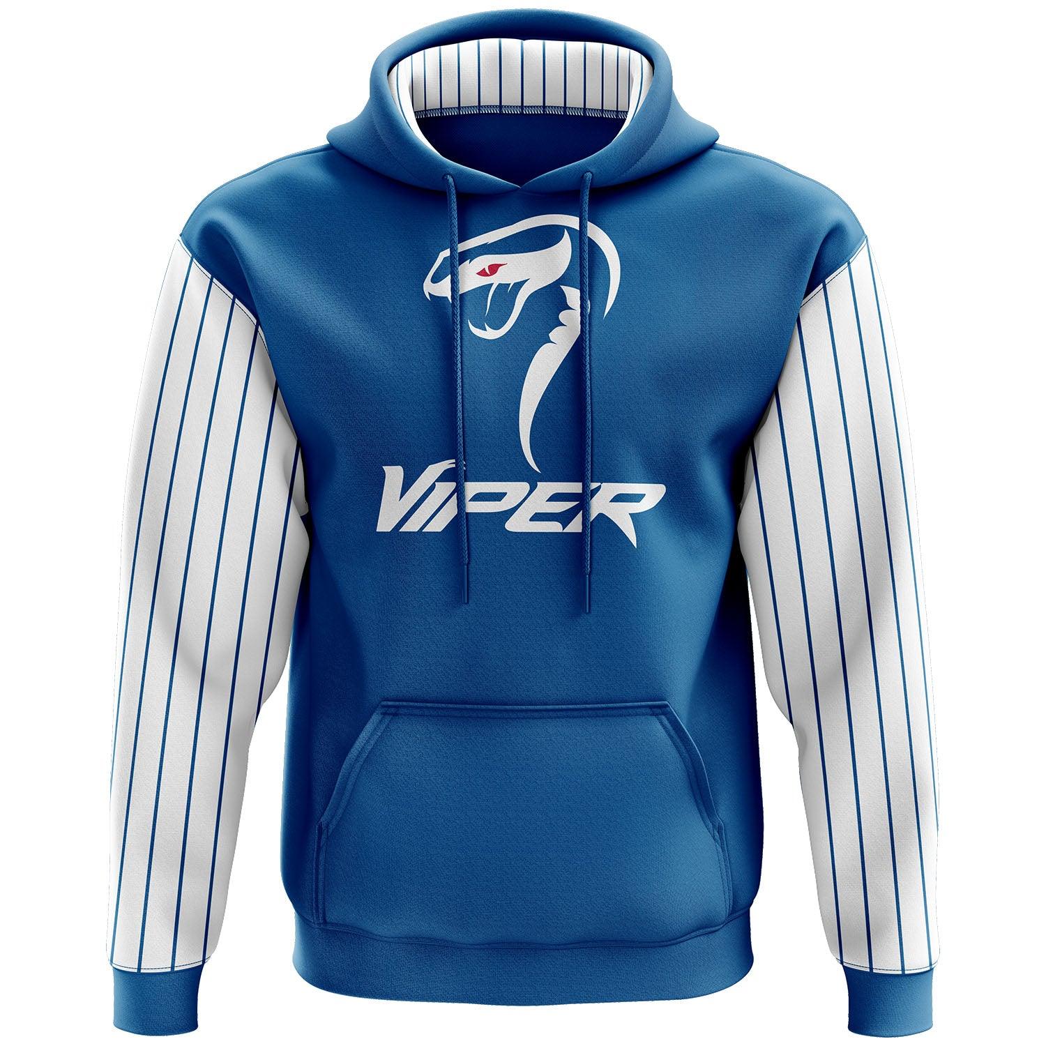 Viper Sports Fleece Hoodie - Pinstripes - Smash It Sports