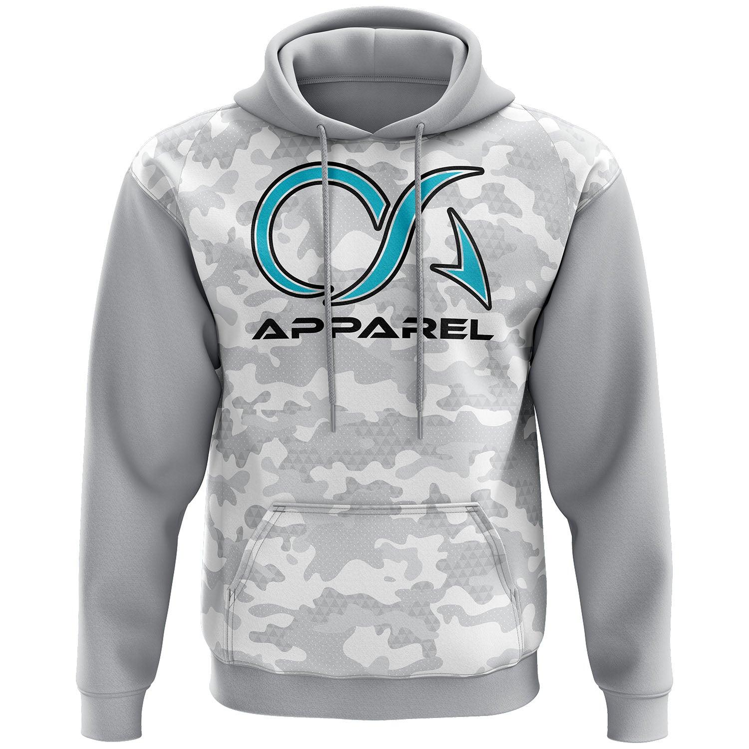 Overcome Average Fleece Hoodie - Snow Camo - Smash It Sports