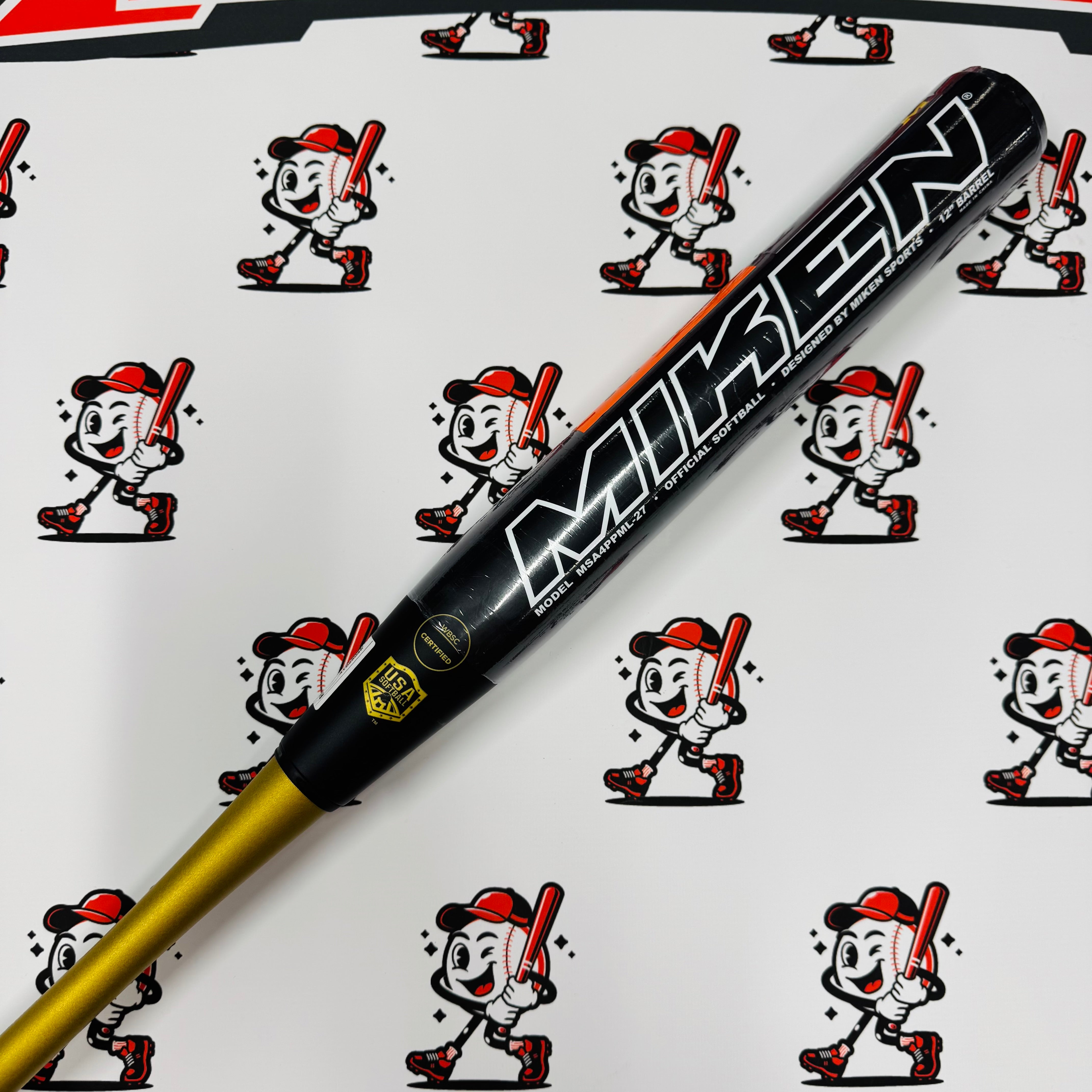 (AUCTION) (NO WARRANTY) 2024 Miken PRO M1 Kyle Pearson USA/ASA Slowpitch Softball Bat - MSA4PPML (27oz)