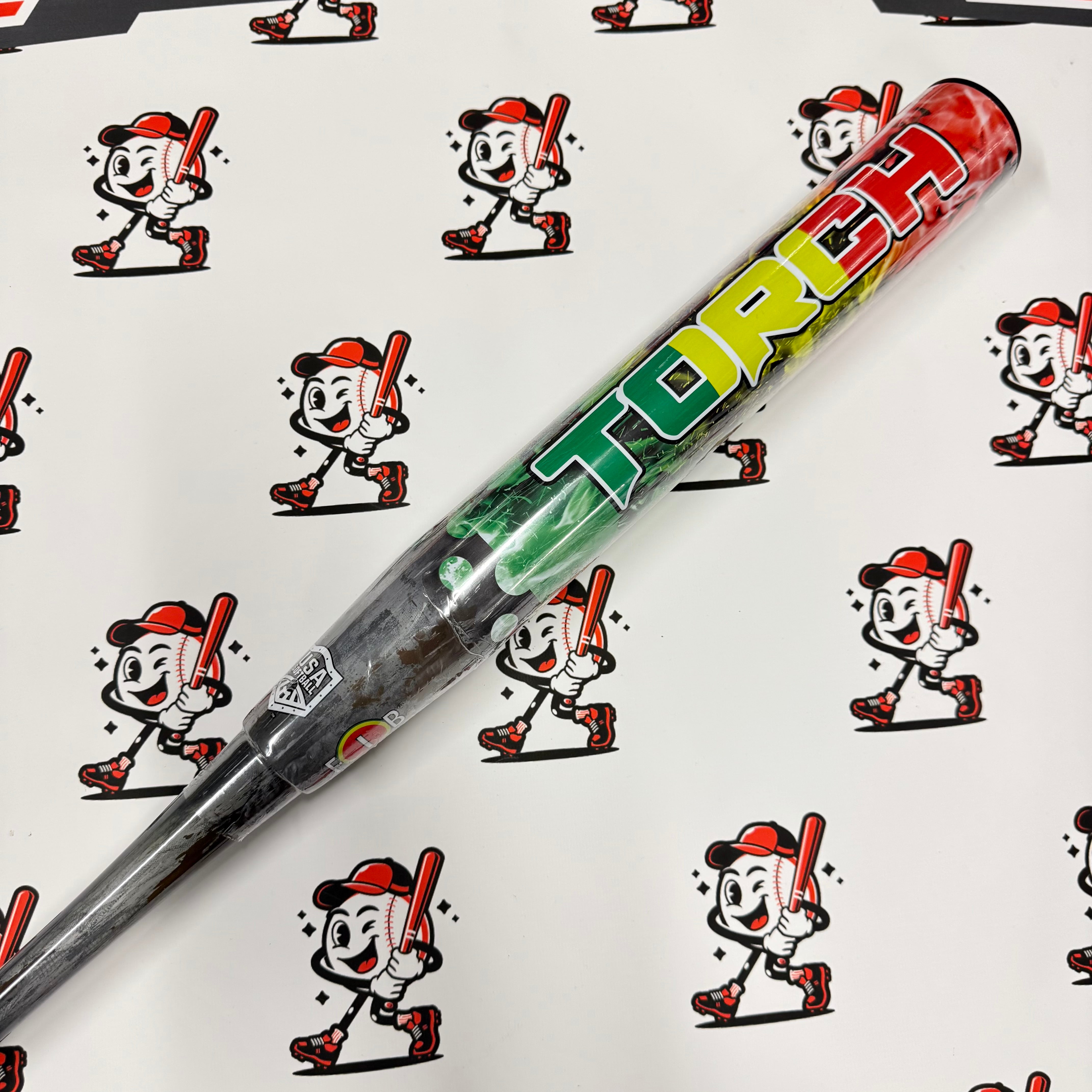 (AUCTION) 2025 Monsta Torch Rasta - MX – 2PC - 3500 Handle - Mid-Load - USA/ASA Slowpitch Softball Bat (26oz)