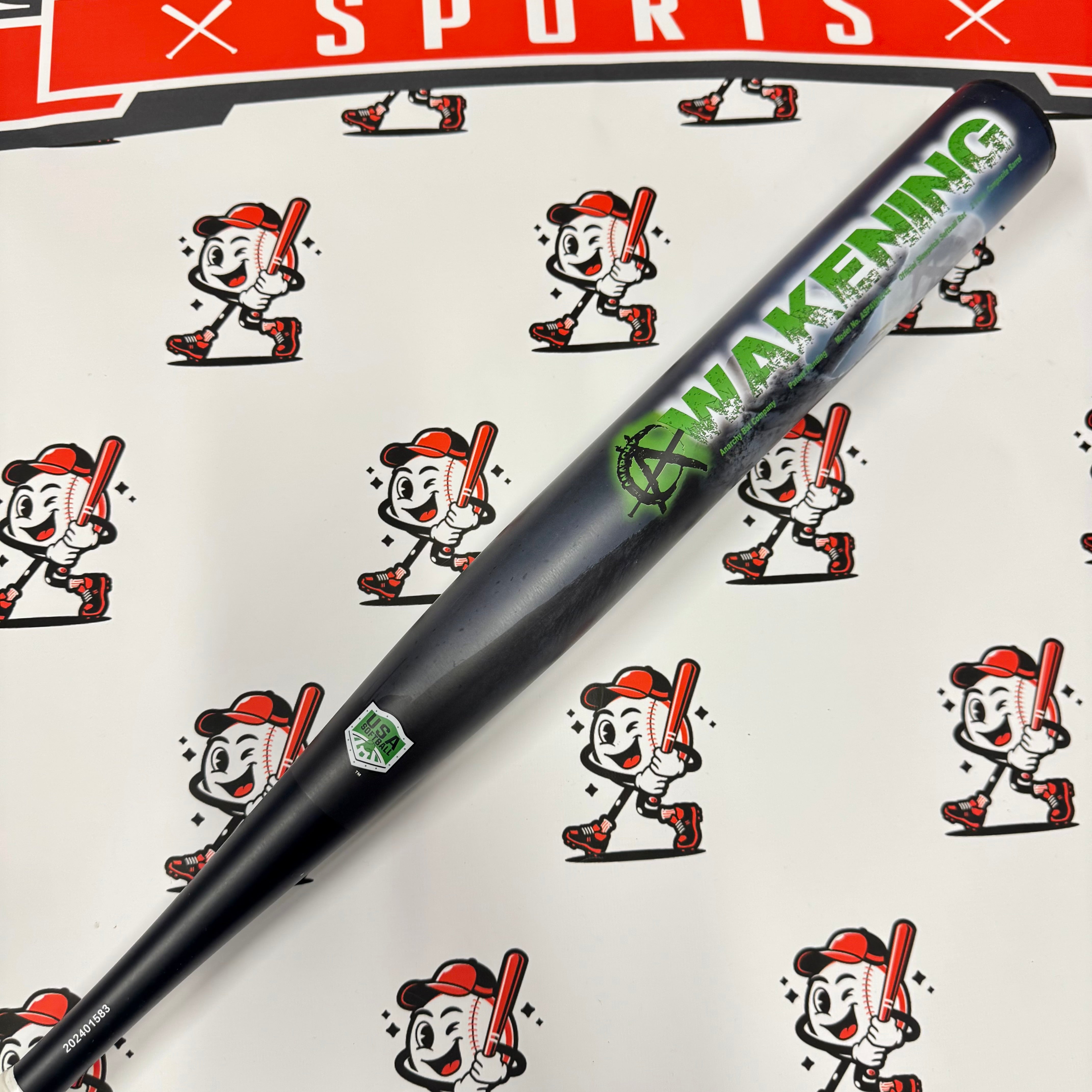 (AUCTION) USED 2024 Anarchy Awakening USA/ASA Slowpitch Softball Bat ASPAWK24A (27oz)