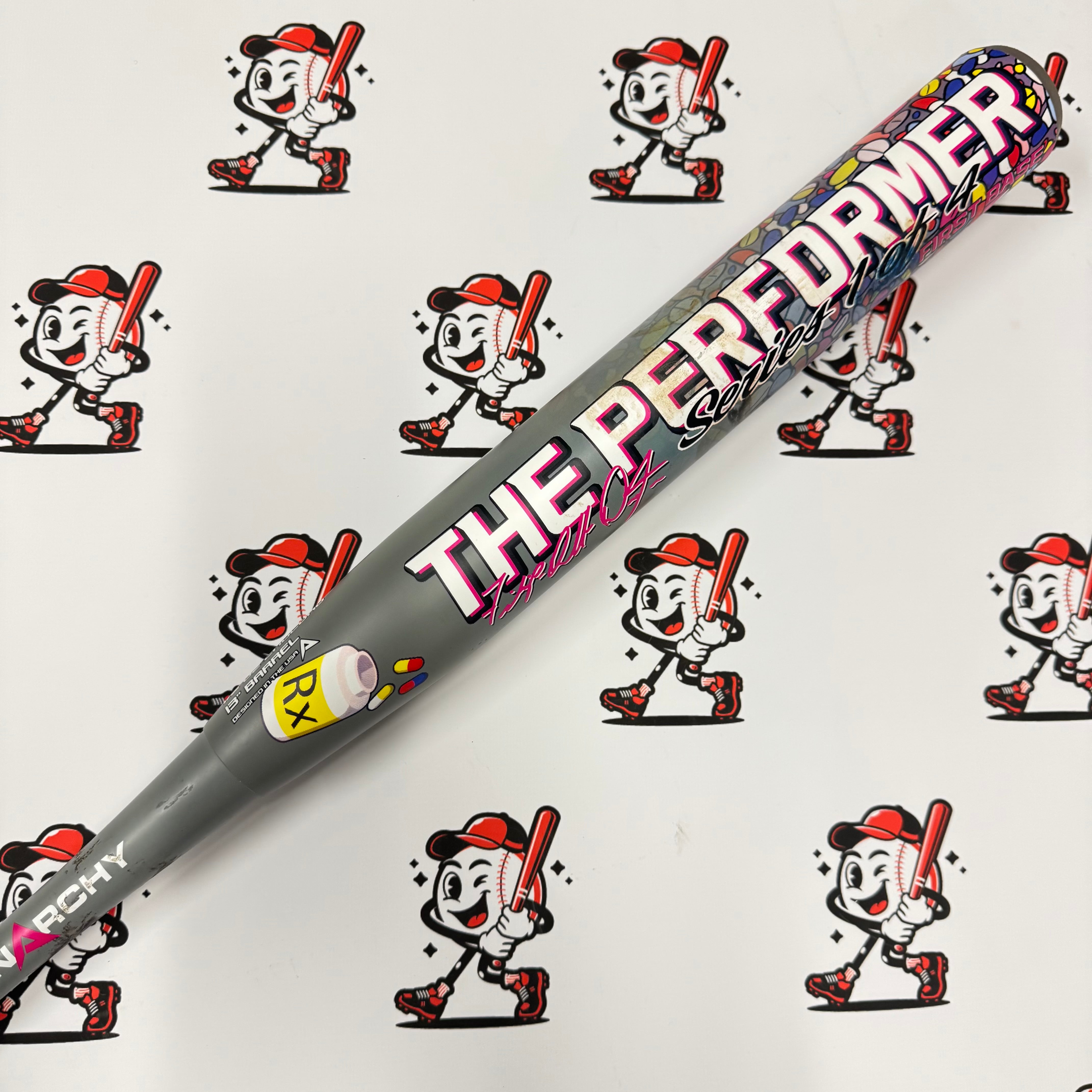 (AUCTION) USED 2025 Anarchy Performer 2-Piece End Load SSUSA Senior Slowpitch Softball Bat ASPPER25S (26oz)