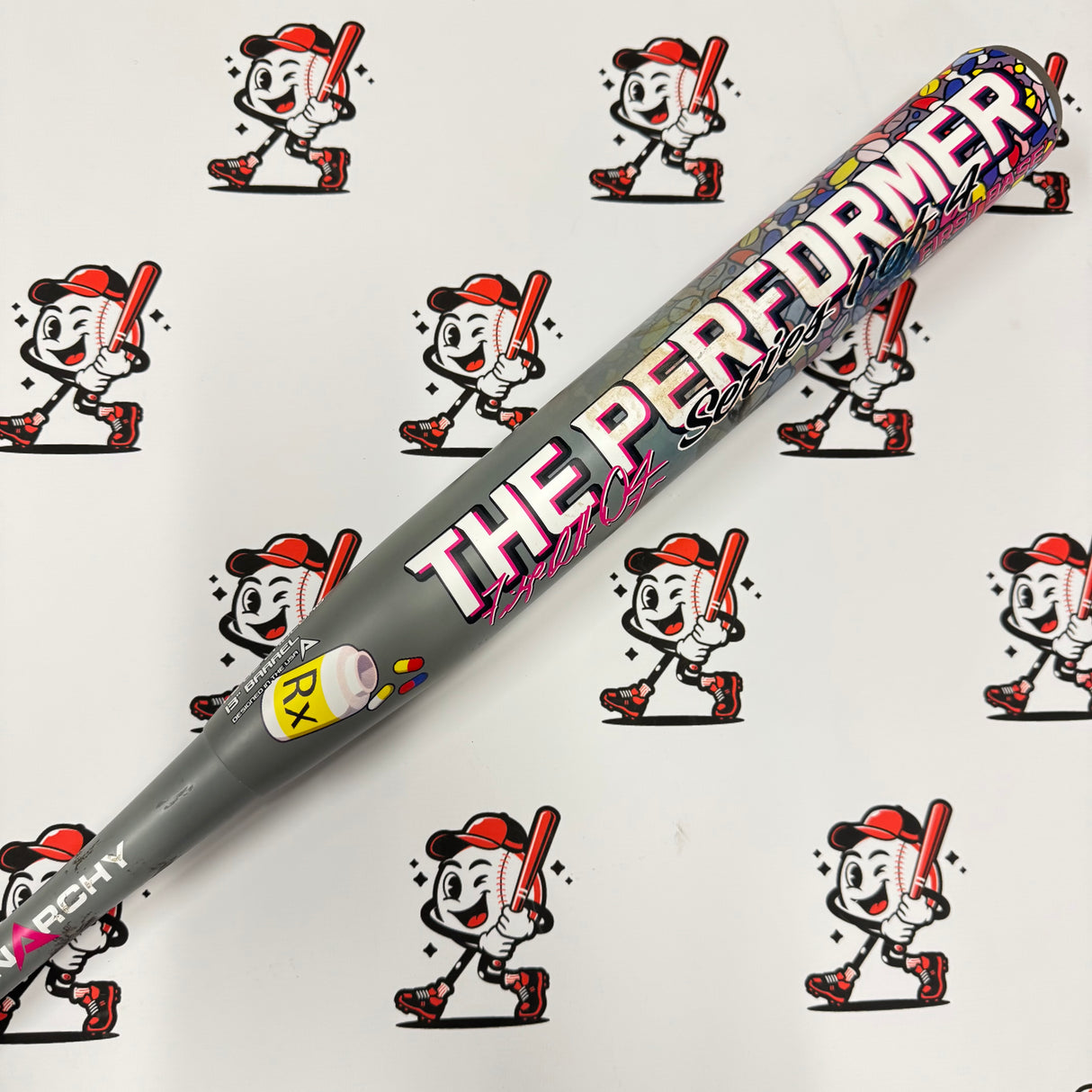 (AUCTION) USED 2025 Anarchy Performer 2-Piece End Load SSUSA Senior Slowpitch Softball Bat ASPPER25S (26oz)