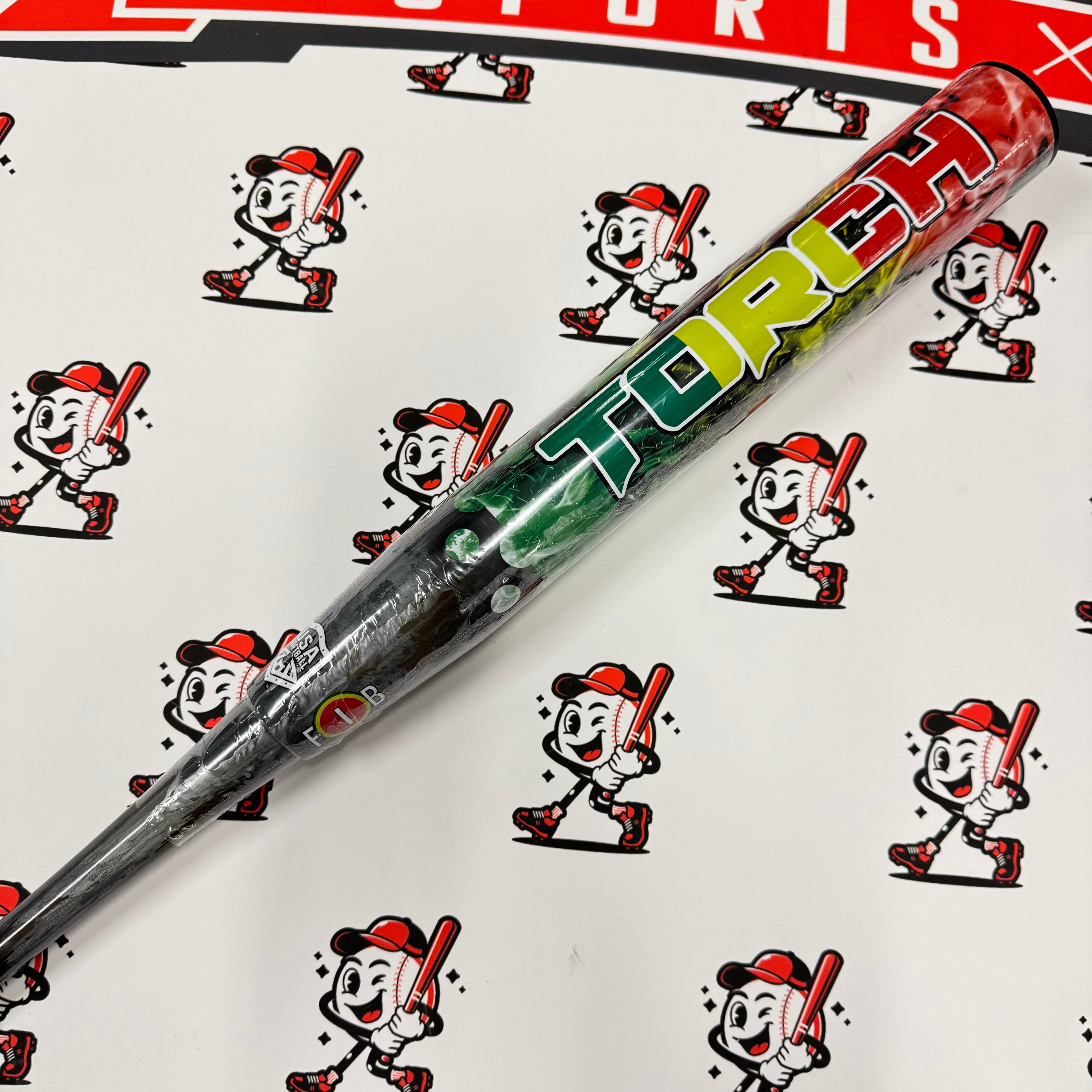 (AUCTION) 2025 Monsta Torch Rasta - MX – 2PC - 3500 Handle - Balanced - USA/ASA Slowpitch Softball Bat (26oz)