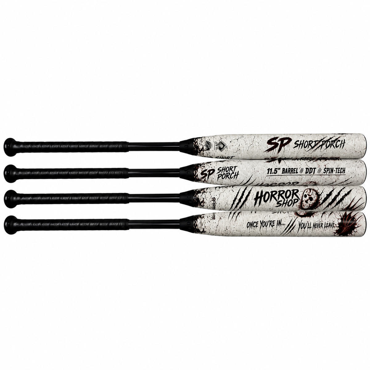 2026 Short Porch Horror Shop Loaded SSUSA Senior Slowpitch Softball Bat
