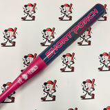 (AUCTION) USED 2025 Short Porch Fat Guy BP Loaded USSSA Slowpitch Softball Bat - Pink/Charcoal (26oz)