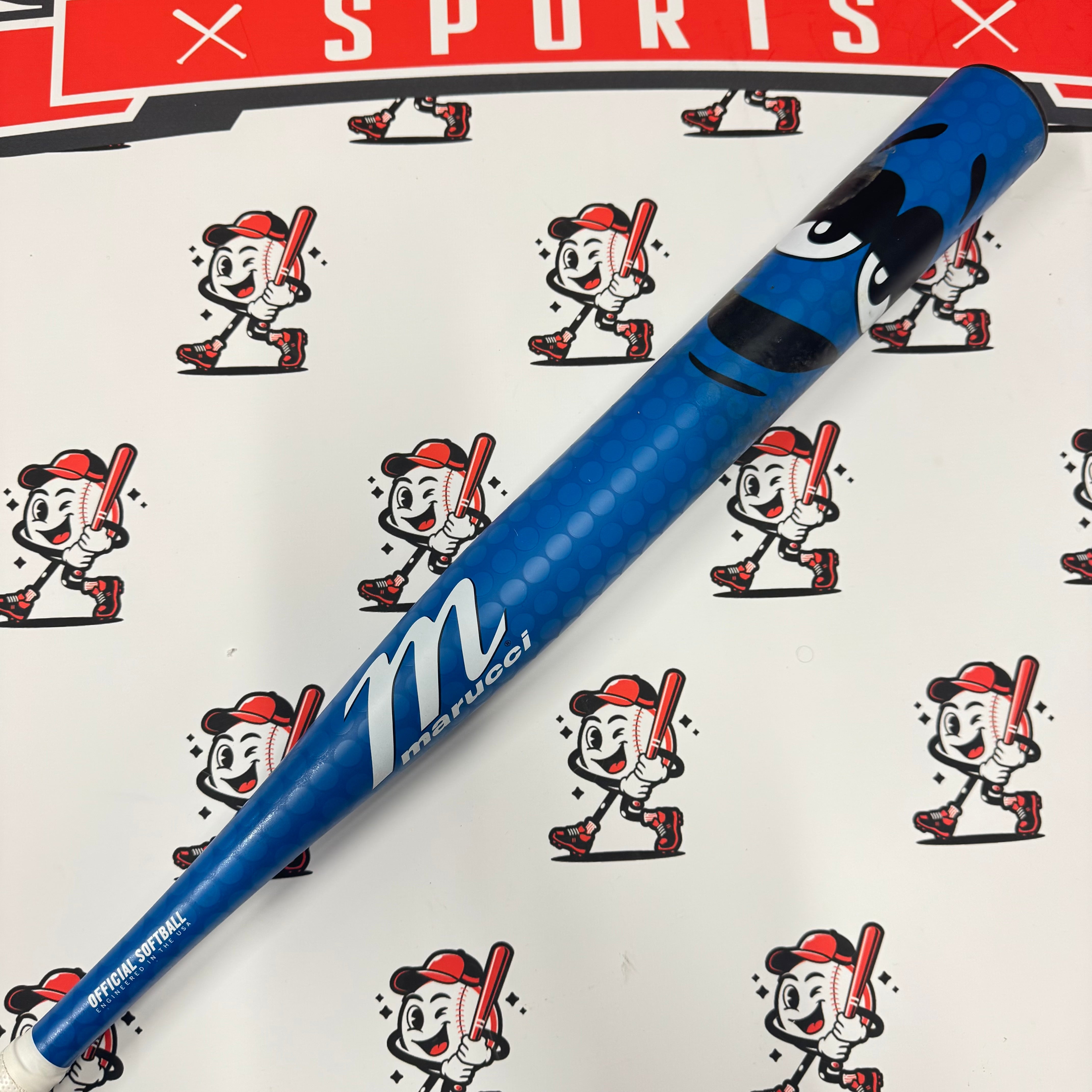 (AUCTION) USED 2025 Marucci Chocolate Crush Blue Loaded USSSA Slowpitch Softball Bat - MSPCCB1LU (26oz)