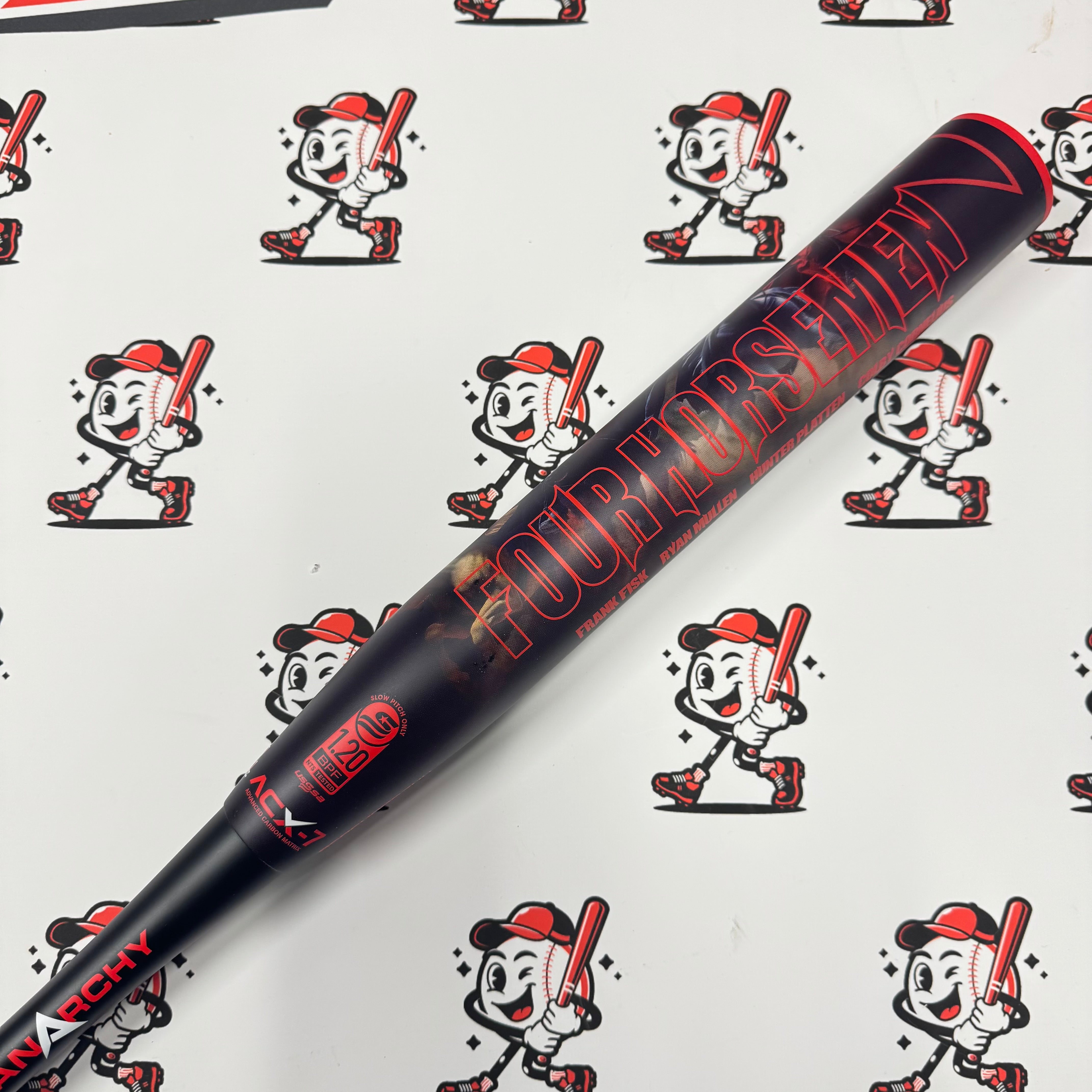 (AUCTION) NEW 2024 Anarchy Four Horsemen 1oz End Load USSSA Slowpitch Softball Bat ASPFHORS24U (26oz)