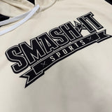 Smash It Sports Fleece Hoodie - Smashie Cream/Black